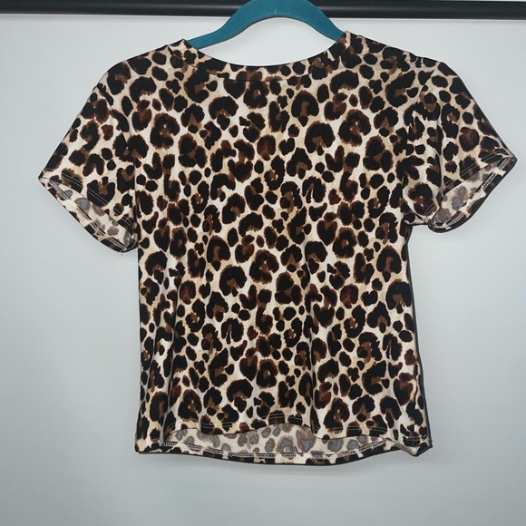 francecas Dee Elly Brand leopard print top - Picture 1 of 3